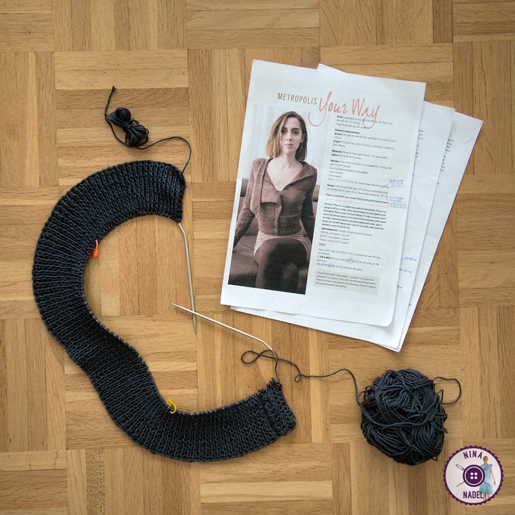 Read more about the article My first knitting project!