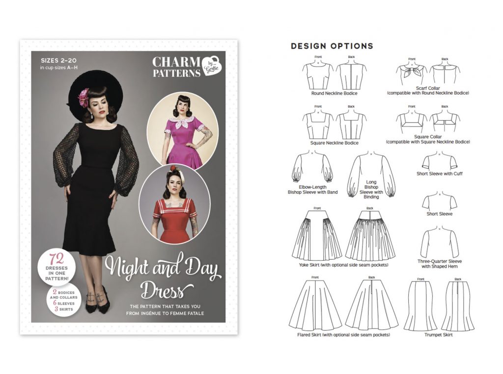 Schnittmuster Rezension: Night and Day Dress - Nina Nadel